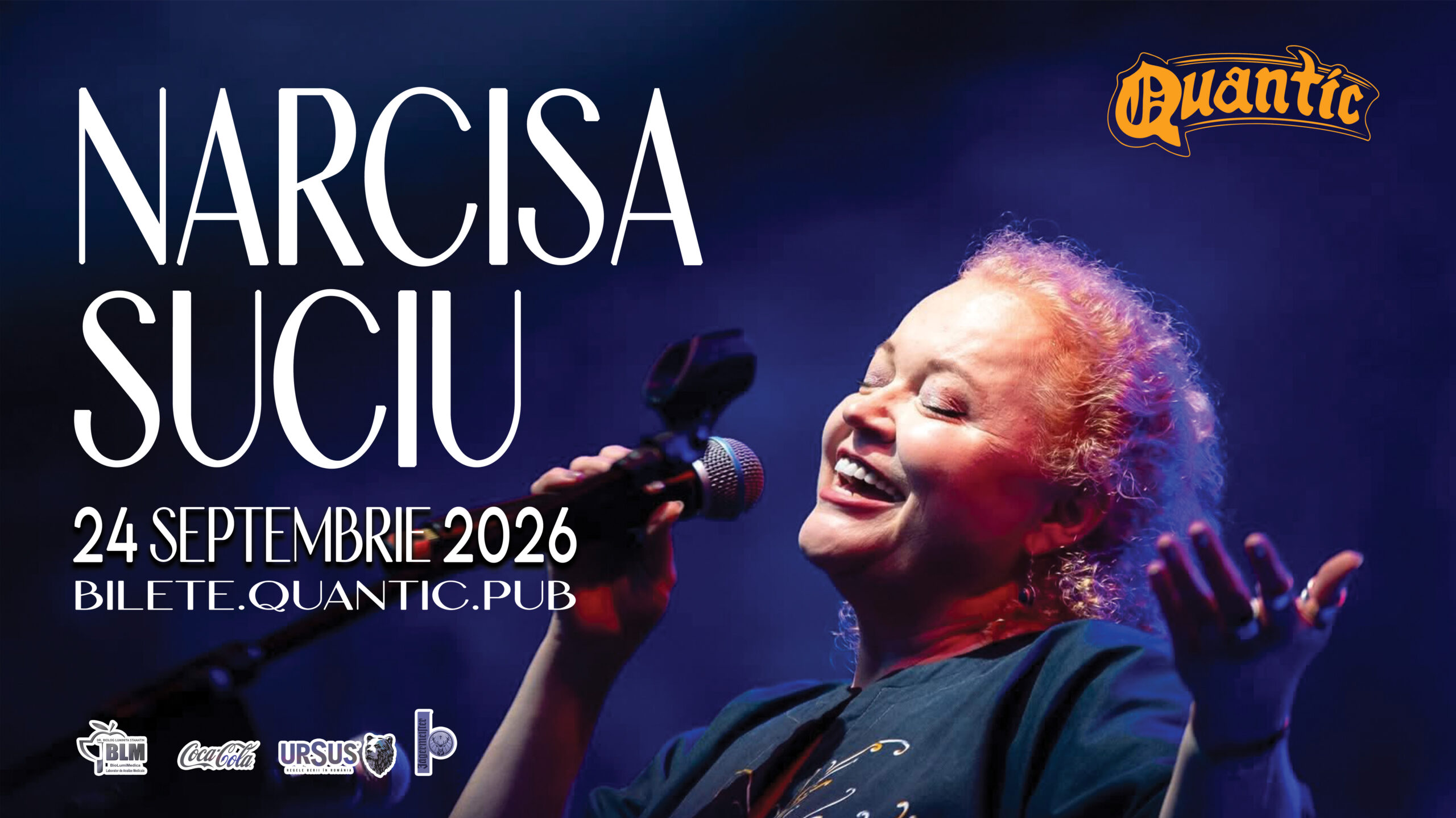 NARCISA SUCIU in PREMIERA la Quantic — București