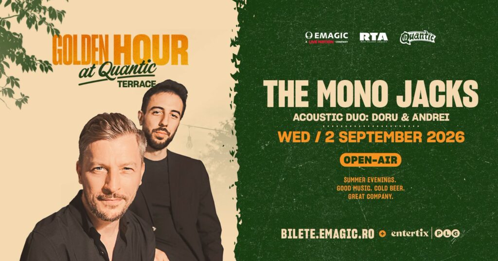 THE MONO JACKS (Acoustic Duo: Doru & Andrei) / GOLDEN HOUR @ QUANTIC TERRACE